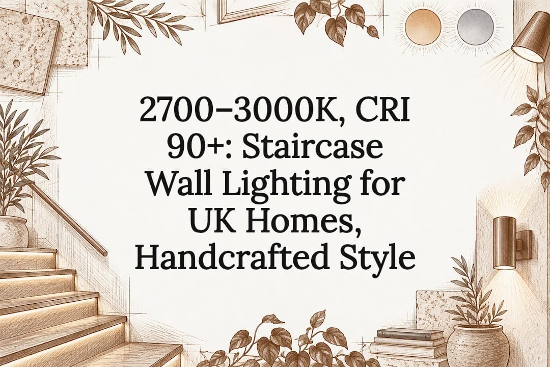 Decorative staircase lighting title card