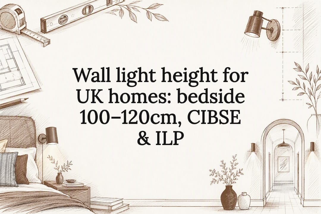 Decorative wall light height title card