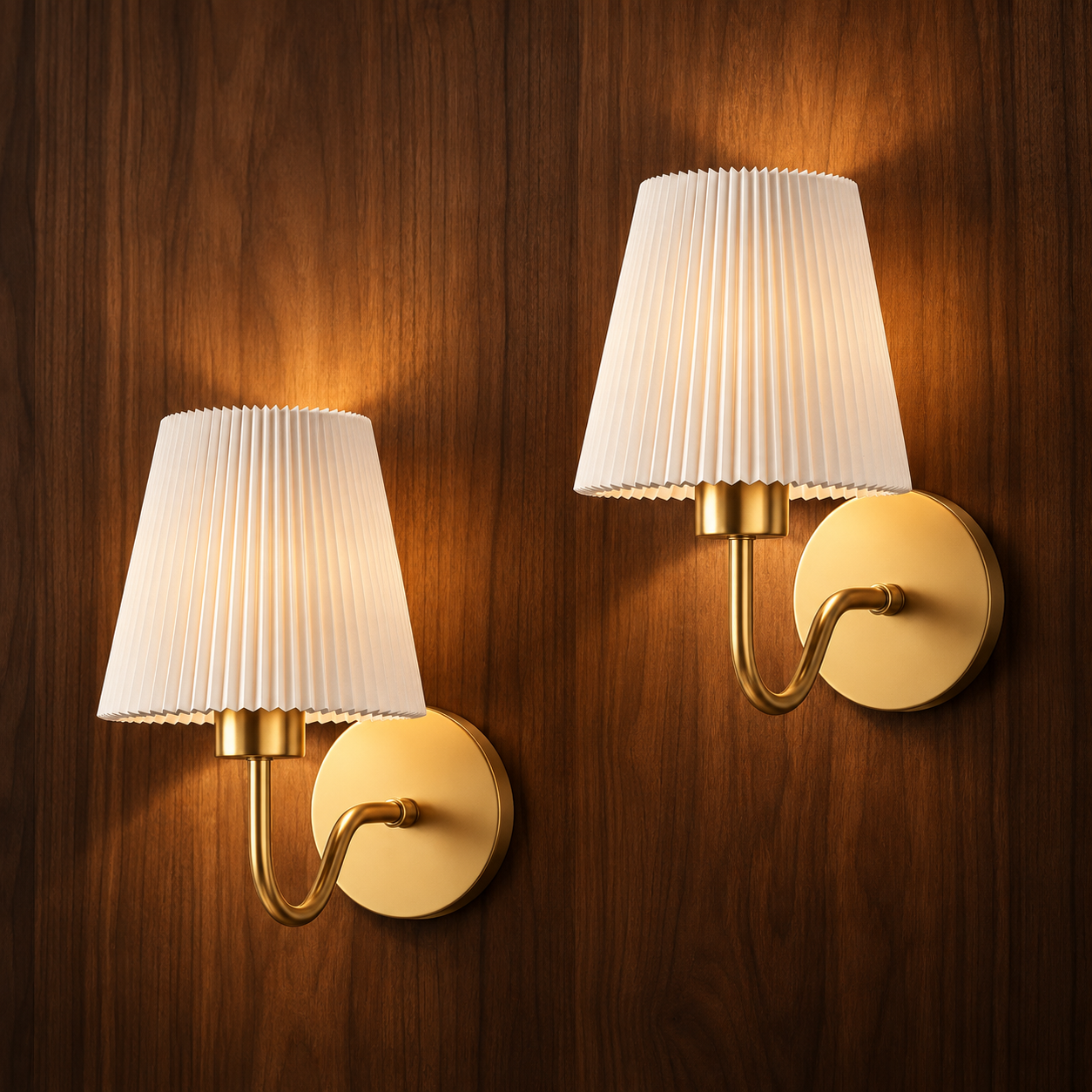 Rechargeable Wireless Curved Wall Lights, Set of 2 | Signe