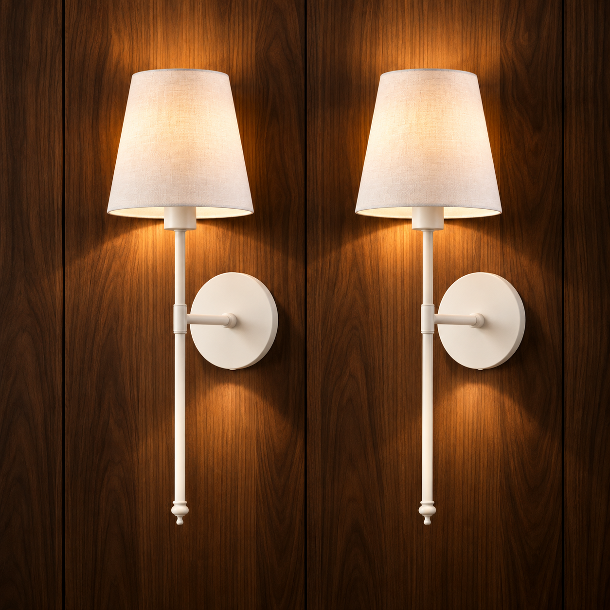 Wireless Rechargeable Wall Lights, Set of 2 | Tiki