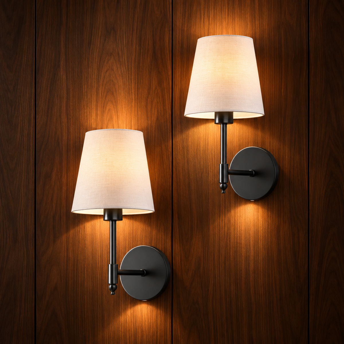 Vika wall light warm ambient glow detail