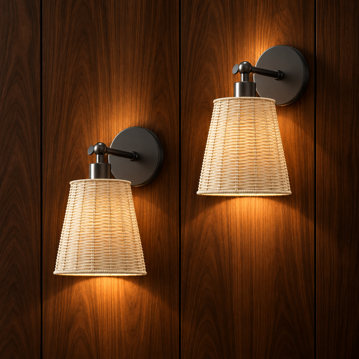 Freya rechargeable wall light in a hallway