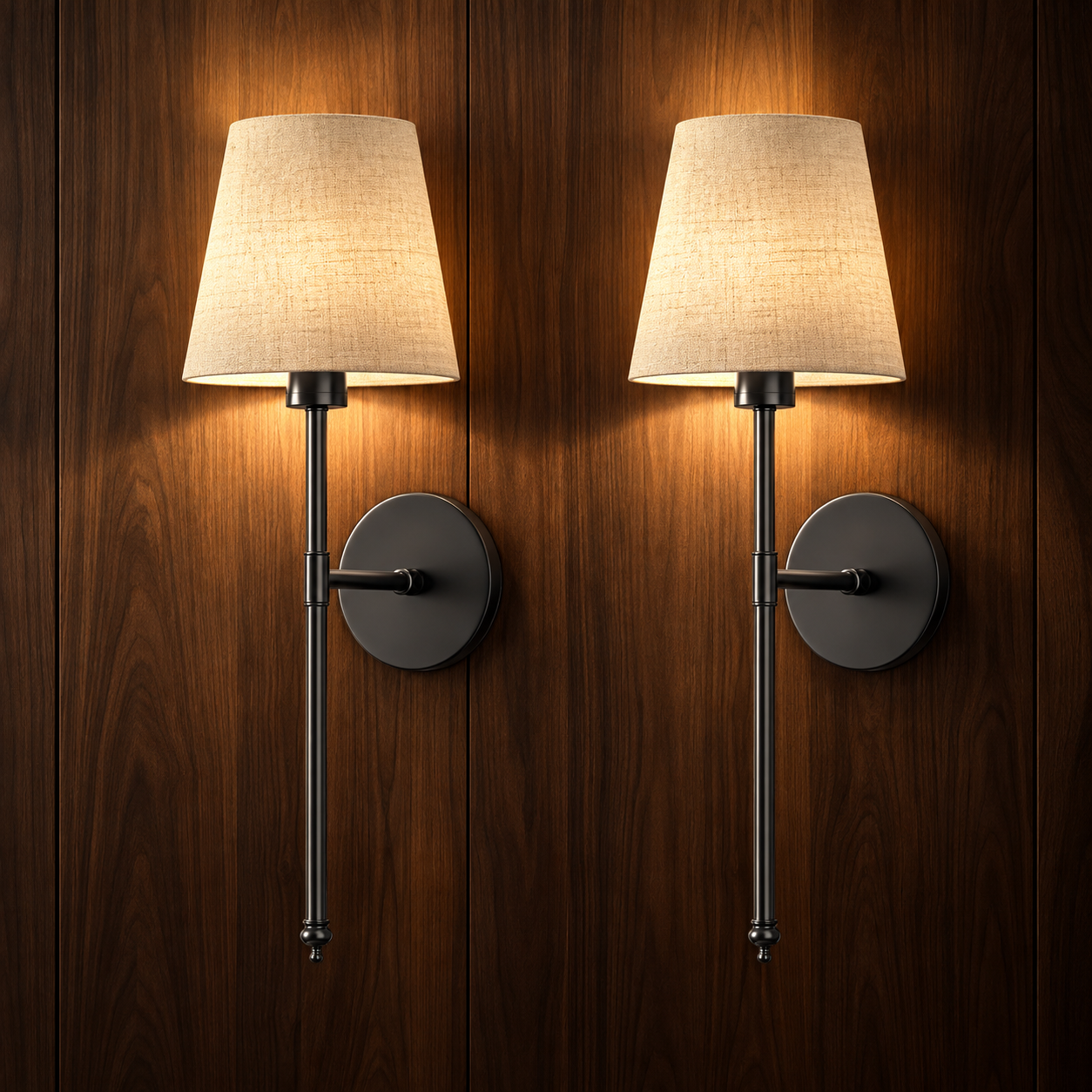 Rechargeable Wireless Wall Lights, Set of 2 | Tiki Sand