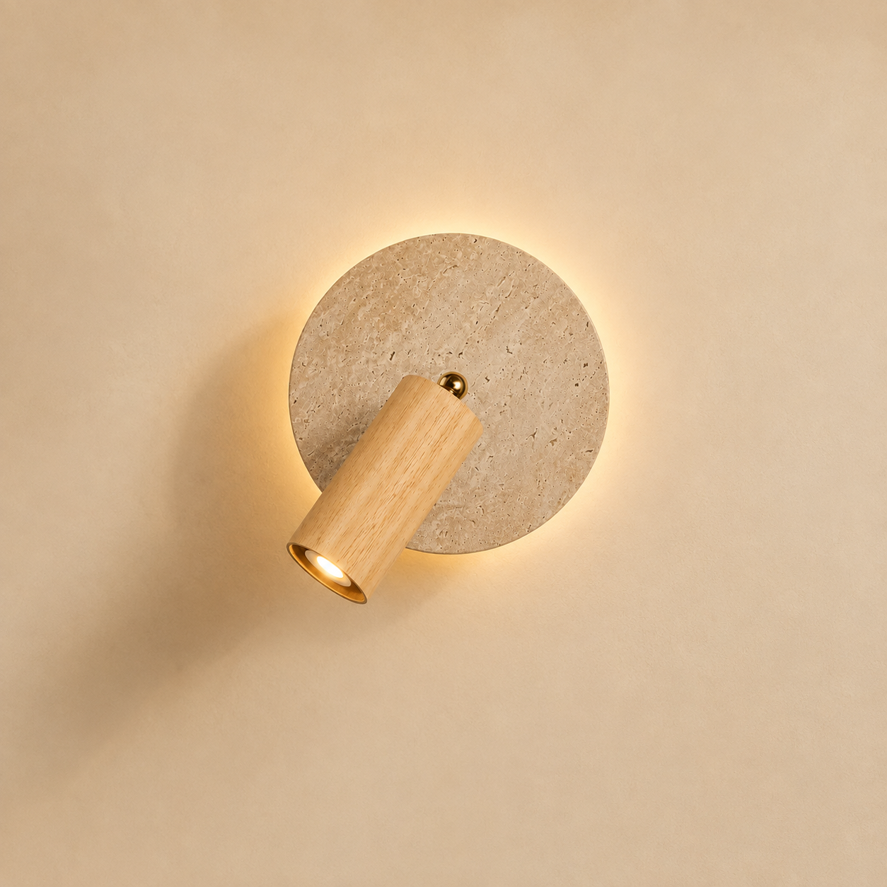 Skumring designer wall light styled in a cosy living room