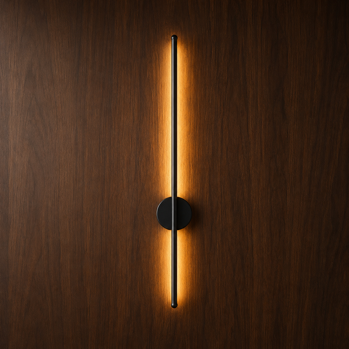 Nagi minimalist LED wall light on a wall, NOGAN Lights