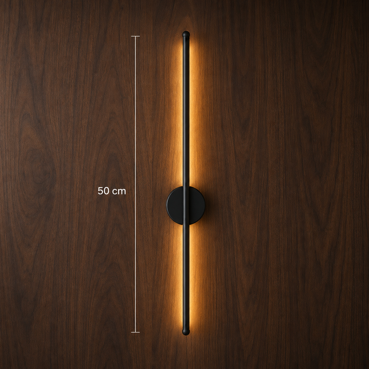 Nagi minimalist LED wall light styled in a calm modern interior