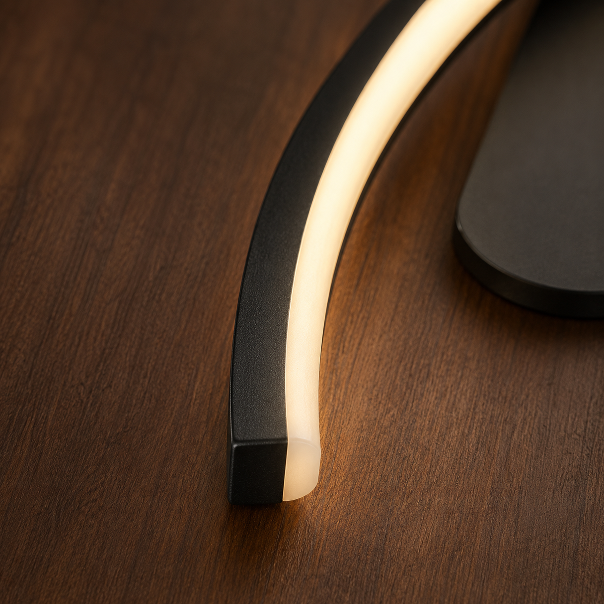 Cerka contemporary LED wall light styled in a modern interior