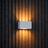 Storm IP65 weatherproof indoor and outdoor wall light on a wall, NOGAN Lights