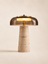 Genuine Travertine Table Lamp | Kaya