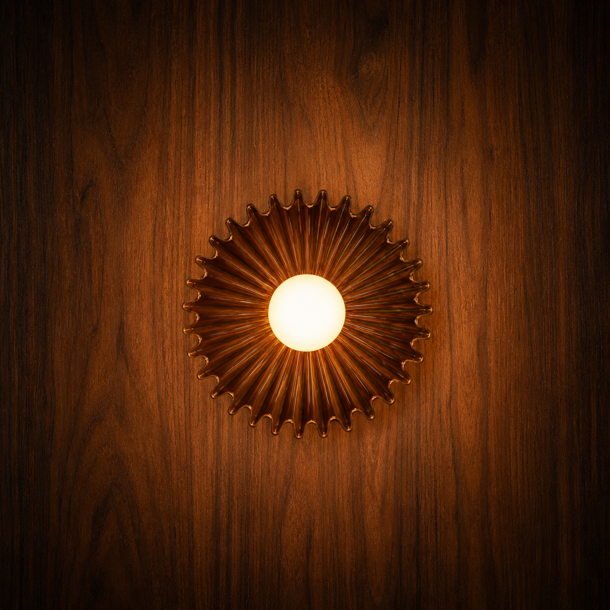 Elegant Glass Wall Light | Vopiek