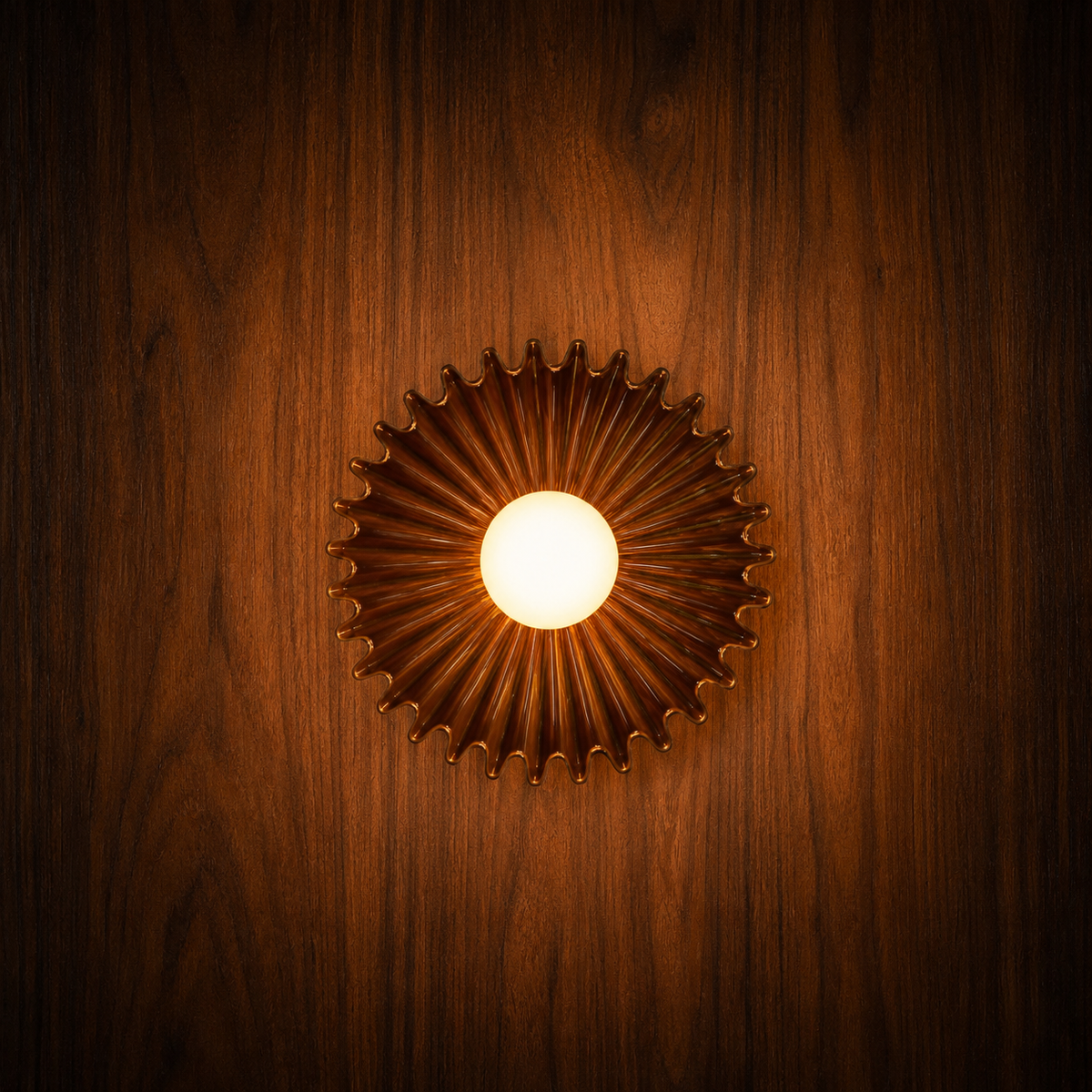 Elegant Glass Wall Light | Vopiek