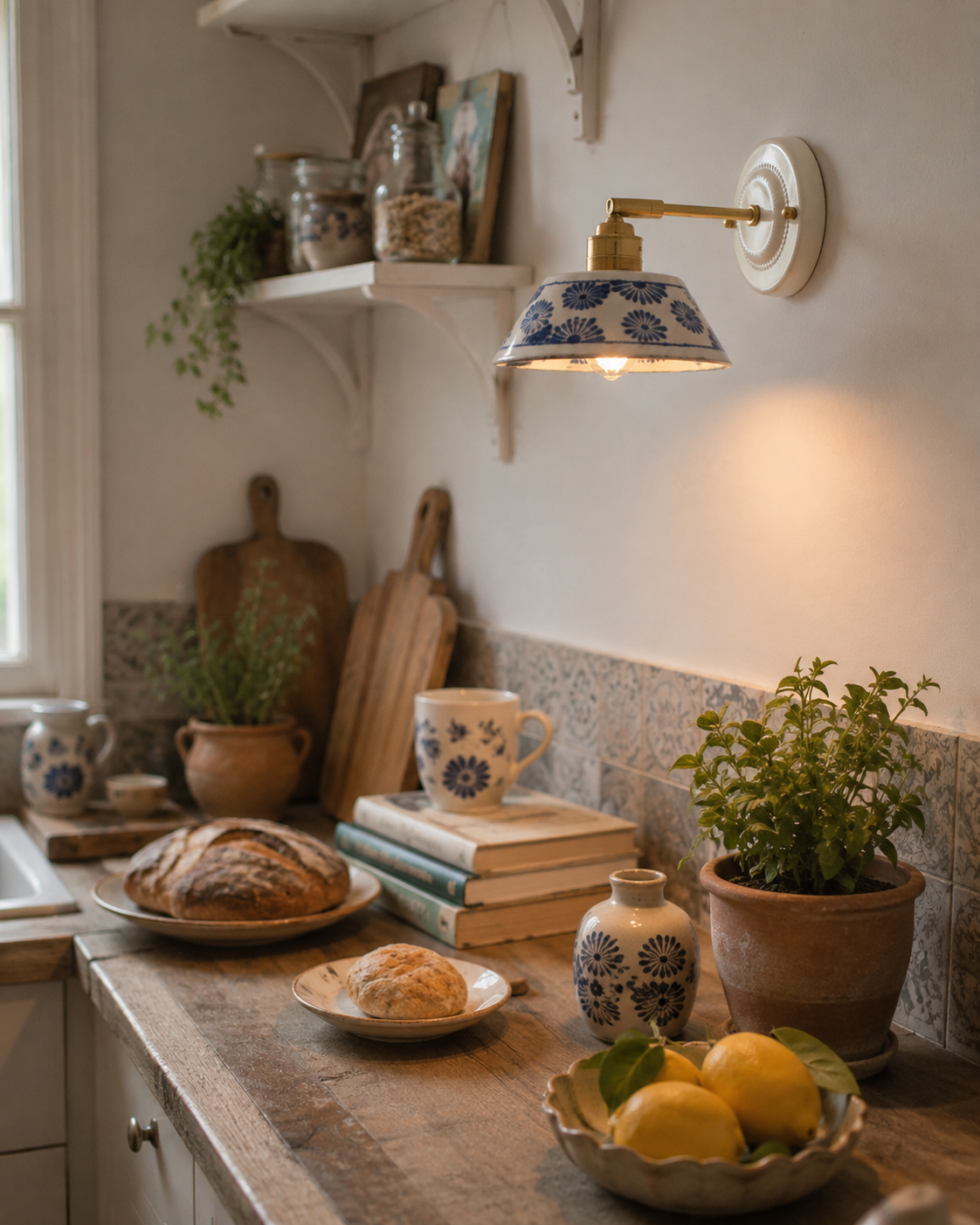 Handcrafted Ceramic Wall Light | Zula