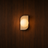 Travertine & Opal Glass Wall Light | Memi
