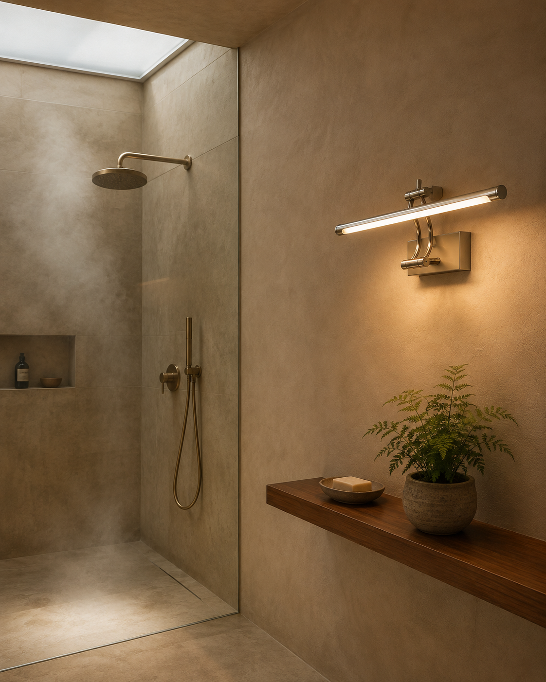 Rectangular LED Bathroom Wall Light | Wital