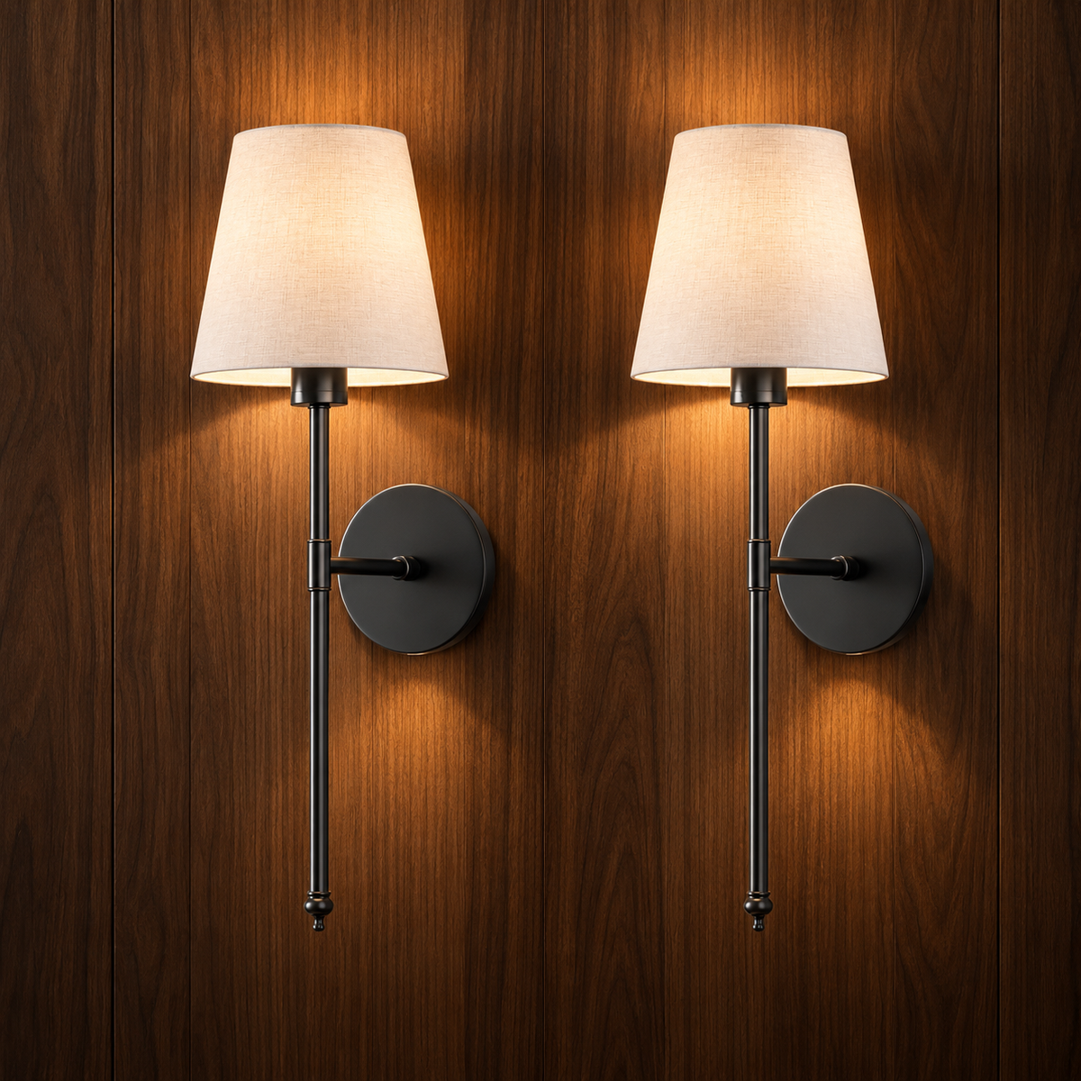 Wireless Rechargeable Wall Lights, Set of 2 | Tiki
