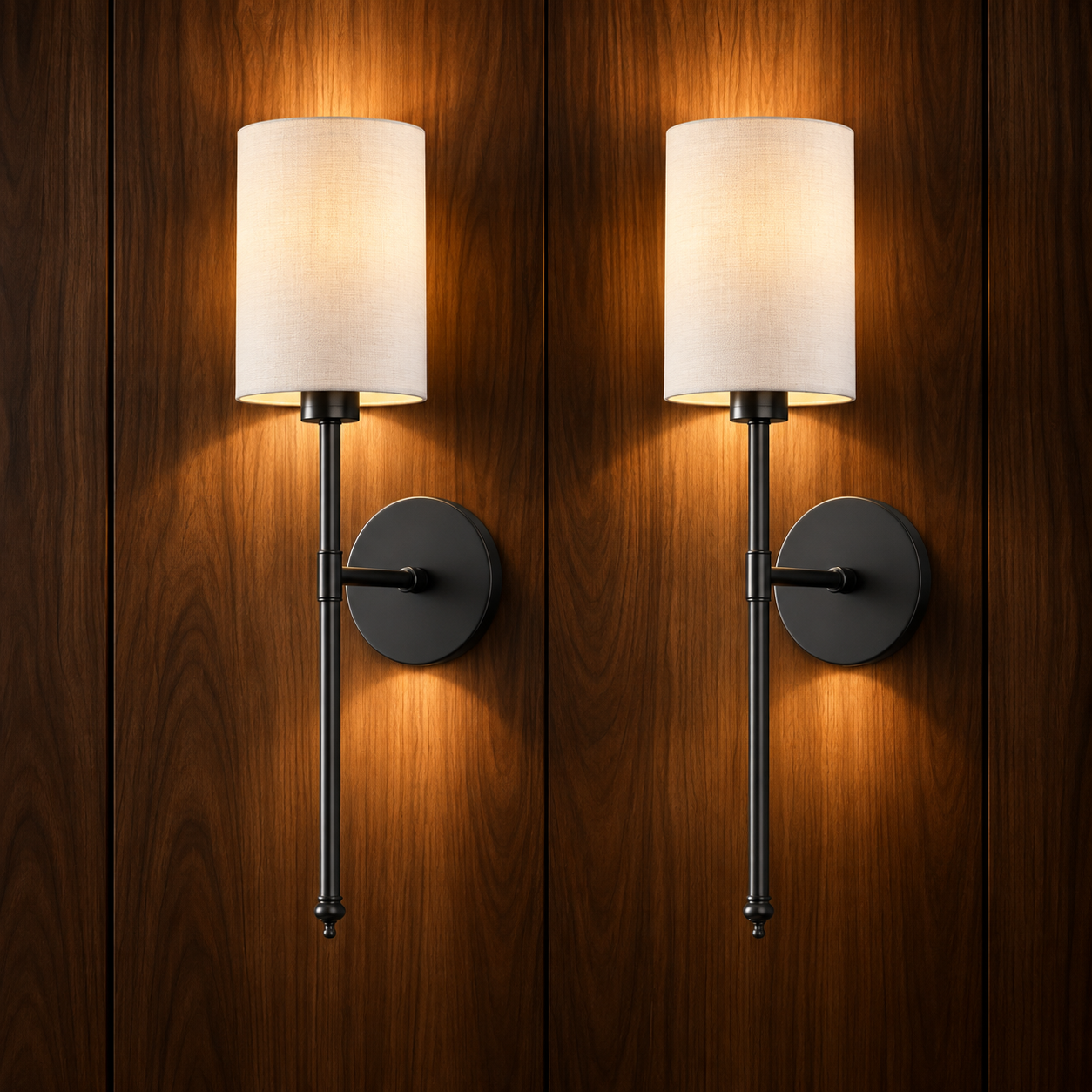Elin wall light warm ambient glow detail