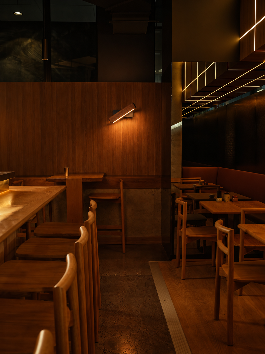 Designer Walnut Wood LED Wall Light | Alm